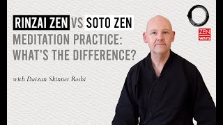 Rinzai Zen vs Soto Zen meditation practice whats the difference [upl. by Quackenbush]