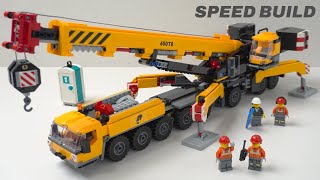 LEGO City 60409 Mobile Construction Crane Speed Build [upl. by Horter]