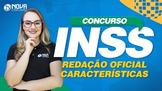 Concurso INSS 2022 Redação Oficial Características [upl. by Behlke]