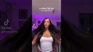 LuvMe Clip Ins  Yaki Straight luvmehairreview blackgirlhairstyles blackgirlclipins inspiration [upl. by Rawley]