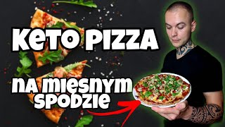 KETO pizza na mięsnym spodzie [upl. by Dygal253]