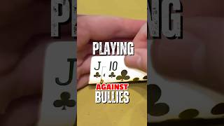 how to BEAT poker bullies 😈 poker pokerhand pokerhands [upl. by Naus]