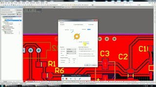 Altium Tutorial 14How to use guide manager for placing vias on the same line [upl. by Farkas]