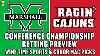 Marshall Thundering Herd vs Louisiana Ragin Cajuns Prediction  Sun Belt Championship  12724 [upl. by Nosimaj385]