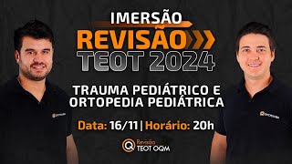 Ortopedia e Trauma Pediátrico no Simulado OQM  REVISÃO TEOT  por Dra Talissa Generoso OQM SBOT [upl. by Roma]