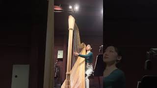 Simulation of orchestral audition  YunHuan CHEN harp [upl. by Gasperoni946]