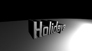 Holiday Excel Notification VBA [upl. by Karwan]