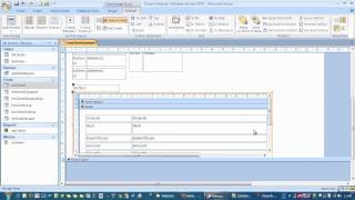 Creating a main Form and sub Form using the Form Wizard in Microsoft Access [upl. by Yendirb]