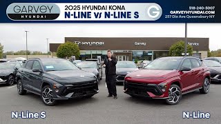 Trim Comparison  2025 Hyundai Kona NLine vs NLine S at Garvey Hyundai [upl. by Pavkovic518]