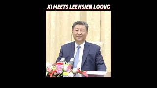 Xi meets Lee Hsien Loong shortvideo [upl. by Pressman240]