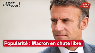 Popularité  Macron en chute libre [upl. by Brosine]