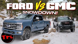 Ford vs GM  Which Of These Two New 100k OffRoad Heavy Duty Trucks Rule The Wilderness [upl. by Tiebold450]