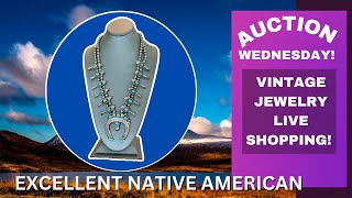 Excellent Native American Jewelry Auction 𝐋𝐈𝐒𝐓 𝐁𝐄𝐋𝐎𝐖⬇︎ Vintage Jewelry Live Shopping [upl. by Noxaj]