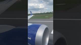 Icelandair 737 Max 8 takeoff from Oslo Gardermoen [upl. by Laniger849]