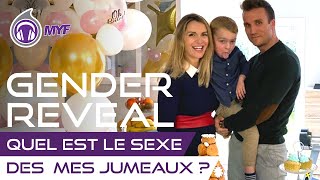 Gender Reveal Jumeaux  5ème mois de grossesse  Jessica Mellet [upl. by Devol441]