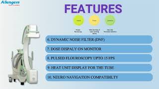 Allengers DIGISCAN COMPACT  CArm with Flat Panel Detector FPD [upl. by Eirtemed]