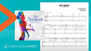 My Days from The Notebook Sheet Music  Ingrid Michaelson  Piano amp Vocal [upl. by Rolyt]