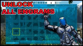 Ark Engrams Command  Unlock ALL ENGRAMS No Bosses Needed [upl. by Aveneg109]