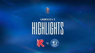 Highlights  UNAHOTELS Reggio Emilia  Germani Brescia  LBA 2425  Giornata 5 [upl. by Tnerb]