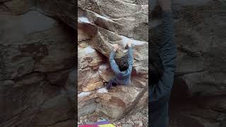 Steel Slopers Right V7  Dayton Pocket TN climbing bouldering tennessee chattanooga [upl. by Supple33]