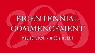 Bicentennial Commencement Ceremony [upl. by Nelrac]