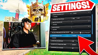 1 WARZONE PRO  BEST SETTINGS [upl. by Esina]