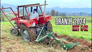 My Cousin and I  IMT 542 Oranje  Plowing 2024 in Slovenia [upl. by True]