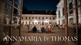 Magical wedding at Gödöllő Royal Palace  Annamaria amp Thomas [upl. by Eseuqram]