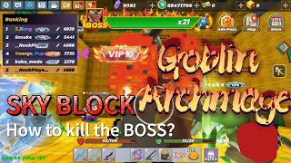 How to kill the Goblin Archmage in sky block [upl. by Chatwin]