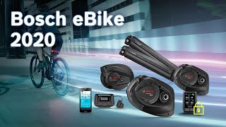 Die Bosch eBikeNeuheiten 2020  Bosch eBike Innovations for 2020 [upl. by Annoid]