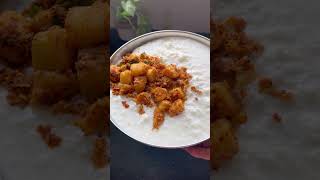 Thayir Sadam with Potato Fry is my ultimate comfort food Yours [upl. by Kahle]