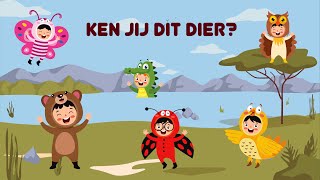 Raad de Dieren Een Leuk Spel voor Kinderen [upl. by Arayt]