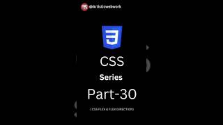 CSS SERIES PART  30  CSS FLEX AND FIXED DIRECTION [upl. by Cadel454]