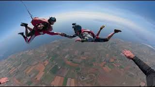 360 Tandem Skydive Texel 2018 [upl. by Petite]