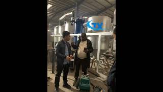 Welcome Nigerian customer to visit our factory and direct paymentoil press machine [upl. by Secrest]