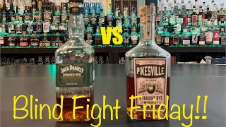 Jack Daniel’s Bonded Rye vs Pikesville Rye Whiskey Blind Fight Friday [upl. by Alyat]