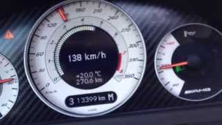 C55 AMG Kompressor Supercharged TModel with CLK DTM engine acceleration 50150 kmh [upl. by Linad]