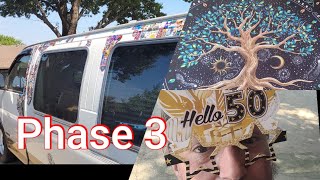 Chevy Van Life Build  Phase 3 and my 50th birthday [upl. by Novelia]