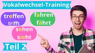 Vokalwechsel Übung A1 Basic German Exercise Teil 2 [upl. by Hcurob]