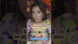 sagetator 1420 octombrie 2024 horoscop tarot zodiac previziuni [upl. by Nahgaem]