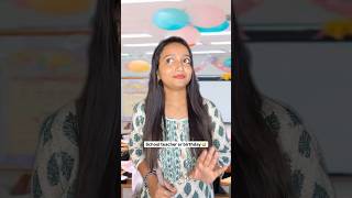 School teacher er birthday 😍 Shorts viral comedy [upl. by Huberman194]