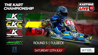 The Kart Championship 2024 Round 5 Fulbeck  Saturday LIVE [upl. by Allwein]