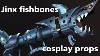 Jinx Fishbones Cosplay Weapon League оf Legends Gun Weapon [upl. by Scarface]