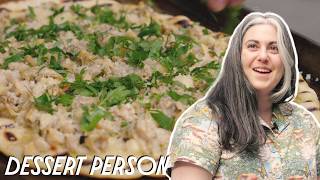 How To Make Clam Pizza  Dessert Person [upl. by Torosian]