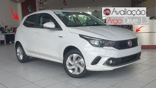 Avaliação  Novo Fiat Argo 13 Drive 2018  Curiosidade Automotiva® [upl. by Nowd]