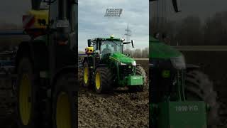 John Deere 8R 🔥🔥🔥 johndeere agriculture tractor [upl. by Otrebilif]