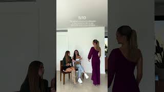 Puntuando vestidos para la boda de su prima 💐💖 fashiongoals viralvideo invitadaperfecta moda [upl. by Ganiats]