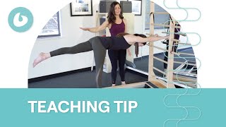 Cuing For Arabesque On The CoreAlign®  The Perfect Way To Improve Your Technique  Teaching Tip [upl. by Notgnimer]