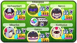 Alle 5 ELITEFIESA YOKAI amp Killakappa  ALLE Attacken Ultiseelschläge amp Moves  YoKai Watch 2 [upl. by Zildjian325]