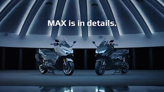 New 2025 Yamaha TMAX amp TMAX Tech MAX MAX in details review Walkaround [upl. by Adlecirg162]